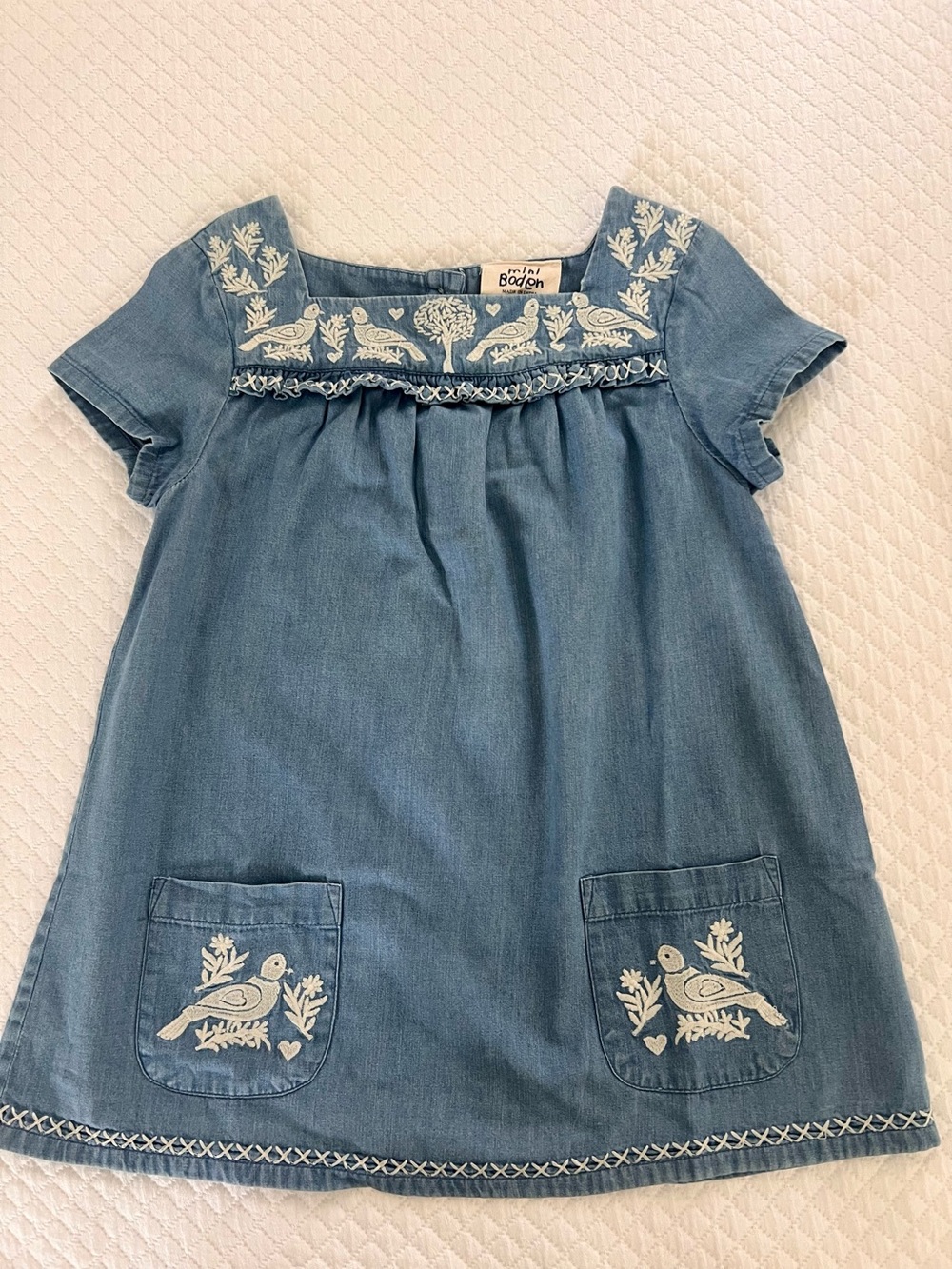 Mini Boden Chambray Tunic